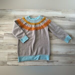 Anthropologie Multicolor Cowl Neck Sweater